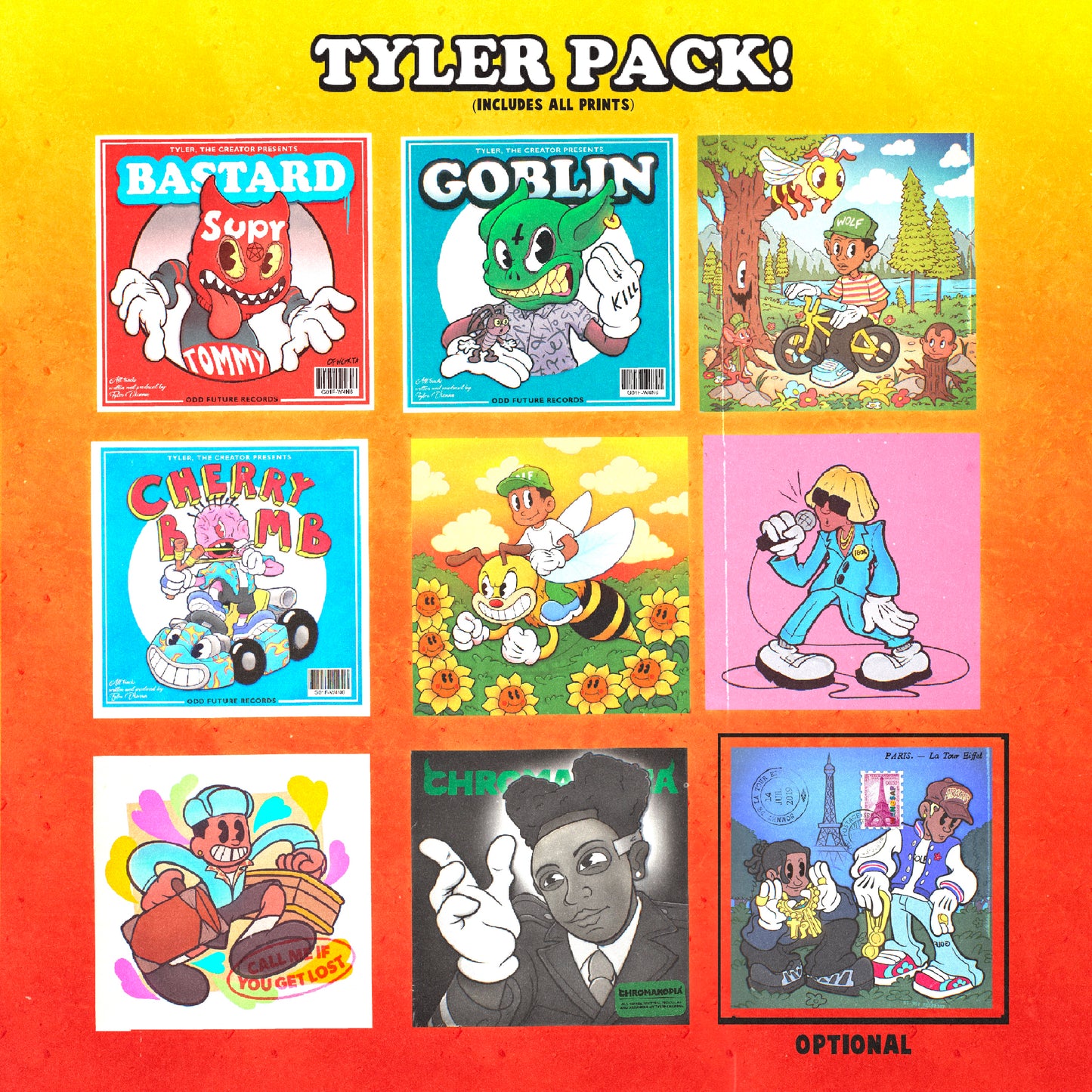 Tyler PACK: Art Print Bundle