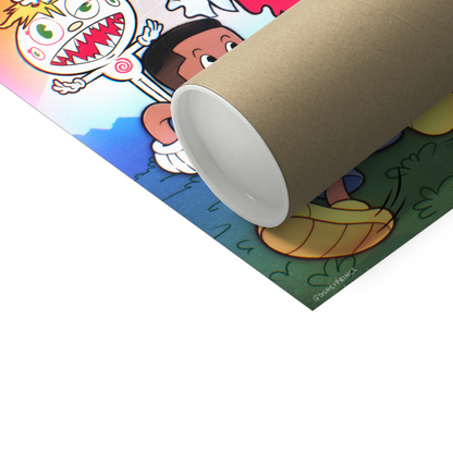 "KIDS SEE GHOSTS" Art Print